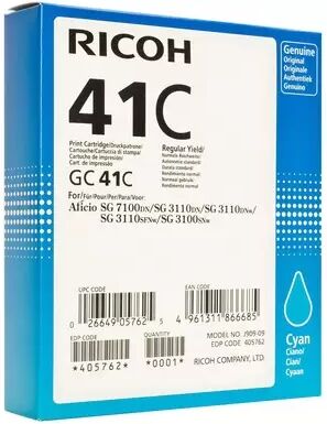 Cartuccia originale Ricoh AFICIO SG7100DN CIANO