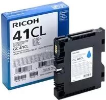 Cartuccia Ricoh 405766 GC41LC originale CIANO