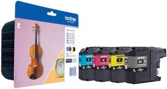 Cartuccia originale Brother LC-127XLVALBP Multipack LC127XL / LC125XL (Conf. da 4 pz.) NERO+COLORE