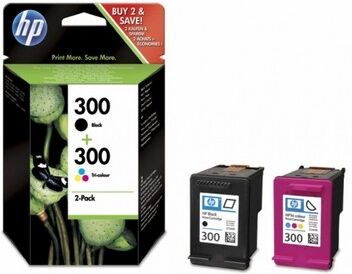 Cartuccia originale Hp CN637EE Multipack 300 (Conf. da 2 pz.) NERO+COLORE