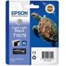 Cartuccia originale Epson C13T15794010 T1579 Tartaruga NERO CHIARO CHIARO