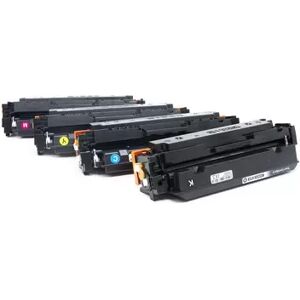 Offertecartucce.com 4 Toner Hp 415X-SERIE Multipack SENZA CHIP Nero + Colore compatibile per Hp COLOR LASERJET PRO M479FDN