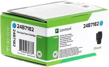 Toner Lexmark 24B7182 originale CIANO