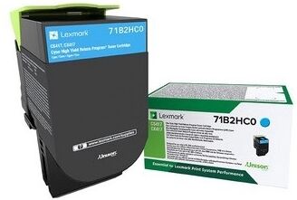 Toner originale Lexmark CX517DE CIANO