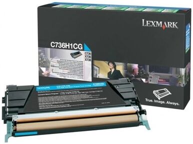 Toner originale Lexmark C736DN CIANO