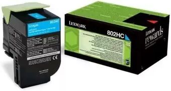 Toner originale Lexmark CX410DTE CIANO