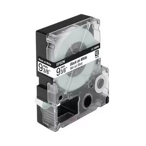 Offertecartucce.com Nastro per etichettatrice compatibile Epson C53S624402 LC-3WBN9 / LK-3WBN da 9 mm (Rotolo 9 metri) NERO SU BIANCO