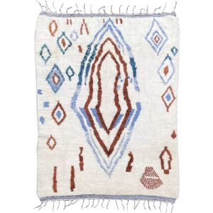Grande tappeto berbero vintage "Losanges" in lana, Marocco