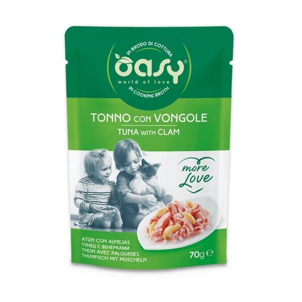 oasy more love tonno con vongole in busta - 70 g