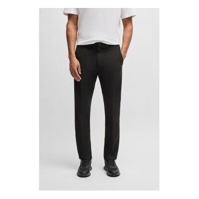 Boss per uomo. 50534305 Pantaloni da golf in tessuto tecnico nero (44), Casual, Sportivo, Multisport, Poliestere Boss per uomo. 50534305 Pantaloni da golf in tessuto tecnico nero (44), Casual, Sportivo, Multisport, Poliestere