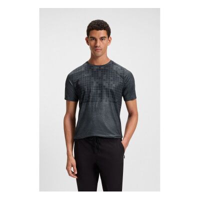 Boss per uomo. 50557694 Maglietta Jump Tech Navy (M), Sportivo, Poliestere, Manica corta Boss per uomo. 50557694 Maglietta Jump Tech Navy (M), Sportivo, Poliestere, Manica corta