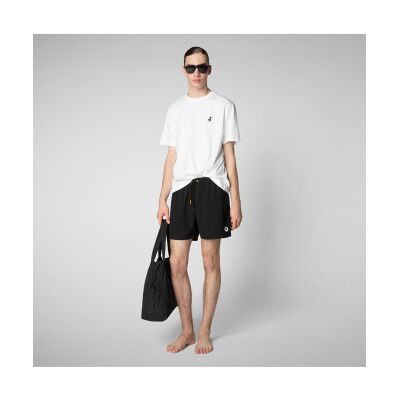Save The Duck per uomo. DW1222M-RIPO20 Costume da bagno nero Demna (M), Beachwear, Poliestere Save The Duck per uomo. DW1222M-RIPO20 Costume da bagno nero Demna (M), Beachwear, Poliestere