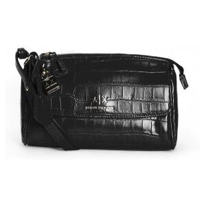 Giorgio Armani per donna. XW000304AF17154UC001 Borsa a tracolla nera incisa (OSFA), Nero, Casual, Poliestere Giorgio Armani per donna. XW000304AF17154UC001 Borsa a tracolla nera incisa (OSFA), Nero, Casual, Poliestere
