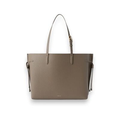 Furla per donna. WB02001-BX4329 Borsa in pelle Ava grande grigia (OSFA), Casual, Grigio Furla per donna. WB02001-BX4329 Borsa in pelle Ava grande grigia (OSFA), Casual, Grigio