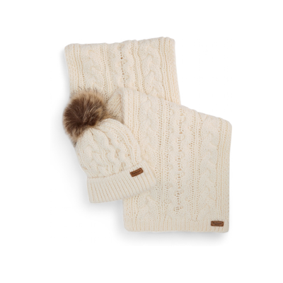 Barbour per donna. LGS0025 Set regalo cappello e sciarpa Penshaw beige (OSFA), Casual, Acrilico Barbour per donna. LGS0025 Set regalo cappello e sciarpa Penshaw beige (OSFA), Casual, Acrilico