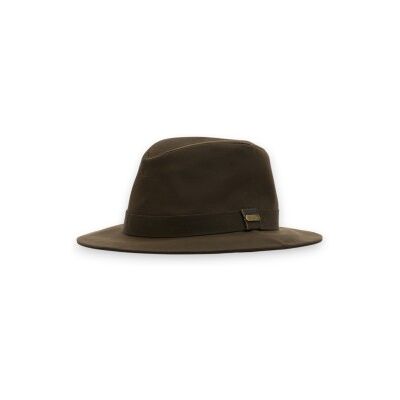 Barbour per donna. LHA0401 Cappello Bushman cerato vintage verde oliva (M), Casual, Cotone Barbour per donna. LHA0401 Cappello Bushman cerato vintage verde oliva (M), Casual, Cotone