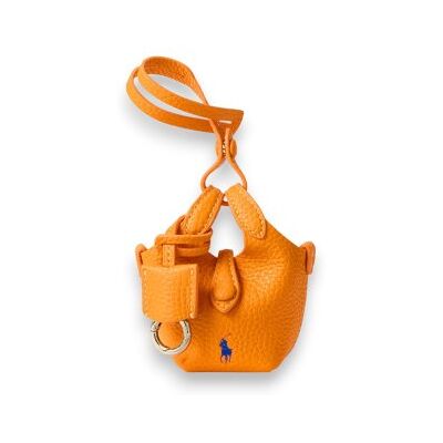 Polo Ralph Lauren per donna. 427P17791006 Applique Polo Play in pelle per borsa arancione (OSFA), Casual Polo Ralph Lauren per donna. 427P17791006 Applique Polo Play in pelle per borsa arancione (OSFA), Casual