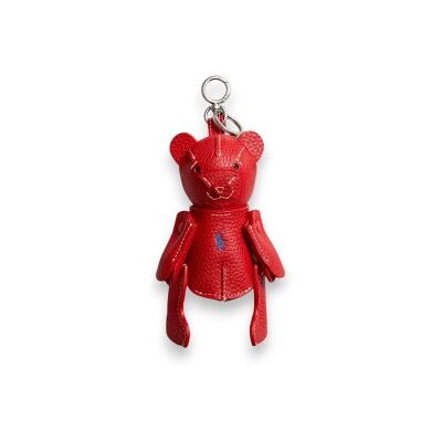 Polo Ralph Lauren per donna. 427P13276004 Portachiavi a forma di orsetto rosso (OSFA), Casual, Pelle Polo Ralph Lauren per donna. 427P13276004 Portachiavi a forma di orsetto rosso (OSFA), Casual, Pelle