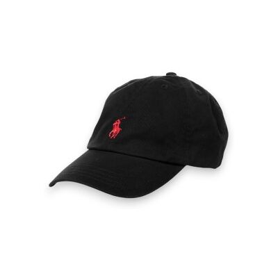 Polo Ralph Lauren unisex per bambino. 323552489005 Cappellino chino in cotone nero (OSFA), Casual, moda per bambini Polo Ralph Lauren unisex per bambino. 323552489005 Cappellino chino in cotone nero (OSFA), Casual, moda per bambini