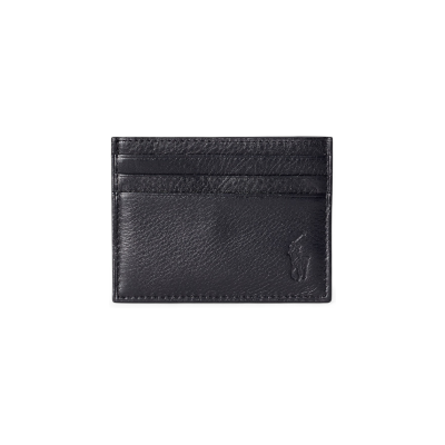 Polo Ralph Lauren unisex. 405913722002 Porta carte in pelle martellata nera (OSFA), Nero, Casual, Classico Polo Ralph Lauren unisex. 405913722002 Porta carte in pelle martellata nera (OSFA), Nero, Casual, Classico