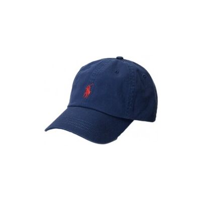 Polo Ralph Lauren per uomo. 710548524014 Berretto in panno chino di cotone blu navy (OSFA), Casual Polo Ralph Lauren per uomo. 710548524014 Berretto in panno chino di cotone blu navy (OSFA), Casual