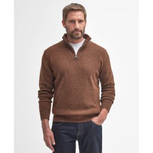 Barbour per uomo. MKN0339 Maglione marrone Essential Zip (M), Casual, Lana Barbour per uomo. MKN0339 Maglione marrone Essential Zip (M), Casual, Lana