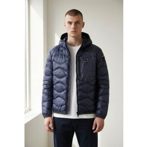 Blauer per uomo. 26SBLUC03177 Giacca blu navy Wave (L), Casual, Poliestere Blauer per uomo. 26SBLUC03177 Giacca blu navy Wave (L), Casual, Poliestere