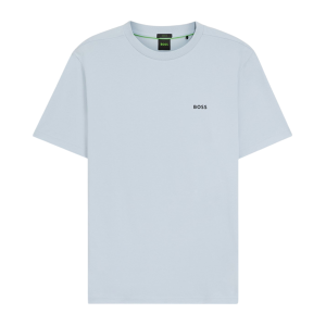Boss per uomo. 50506373 T-shirt con dettaglio logo blu (XL), Casual, Cotone, Manica corta Boss per uomo. 50506373 T-shirt con dettaglio logo blu (XL), Casual, Cotone, Manica corta