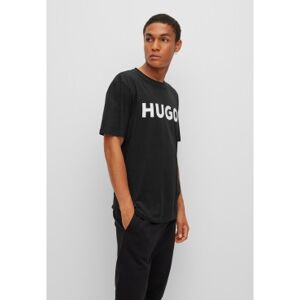 HUGO per uomo. 50467556 Maglietta Dulivio nera (M), Nero, Casual, Cotone, Manica corta, Sostenibile HUGO per uomo. 50467556 Maglietta Dulivio nera (M), Nero, Casual, Cotone, Manica corta, Sostenibile