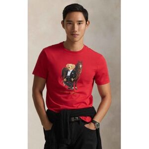 Polo Ralph Lauren per uomo. 710P08093001 Maglietta per il Capodanno lunare con orsetto polo rosso (M), Casual, Cotone, Manica corta Polo Ralph Lauren per uomo. 710P08093001 Maglietta per il Capodanno lunare con orsetto polo rosso (M), Casual, Cotone, Manica corta