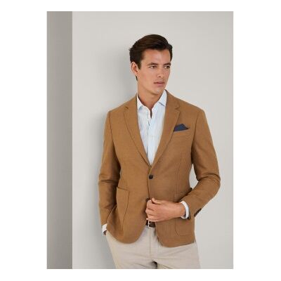 Hackett London per uomo. HM443466 Giacca in misto lana e altre fibre marroni (38/32), Marrone, Casual, Classico Hackett London per uomo. HM443466 Giacca in misto lana e altre fibre marroni (38/32), Marrone, Casual, Classico