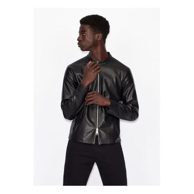 Giorgio Armani per uomo. 8NZB08ZNAAZ1200 Giacca in panno nero (S), Casual, Poliestere Giorgio Armani per uomo. 8NZB08ZNAAZ1200 Giacca in panno nero (S), Casual, Poliestere