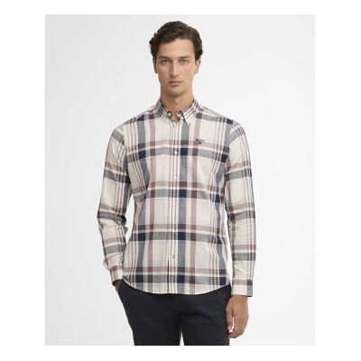 Barbour per uomo. MSH5295 Camicia Kidd bianco sporco (XXL), Casual, Cotone, Manica lunga Barbour per uomo. MSH5295 Camicia Kidd bianco sporco (XXL), Casual, Cotone, Manica lunga