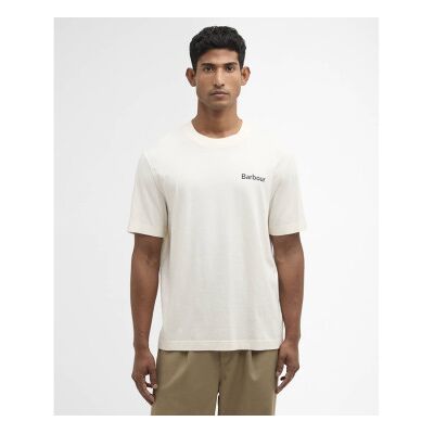 Barbour per uomo. MTS1566 Maglietta bianca sporca (M), Bianco, Casual, Cotone, Manica corta Barbour per uomo. MTS1566 Maglietta bianca sporca (M), Bianco, Casual, Cotone, Manica corta