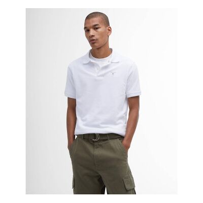 Barbour per uomo. MML0358 Polo bianca originale (M), Bianco, Casual, Cotone, Manica corta Barbour per uomo. MML0358 Polo bianca originale (M), Bianco, Casual, Cotone, Manica corta