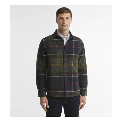 Barbour per uomo. MOS0511 Sovracamicia Woodlane a quadri multicolore (XL), Casual, Poliestere, Manica lunga Barbour per uomo. MOS0511 Sovracamicia Woodlane a quadri multicolore (XL), Casual, Poliestere, Manica lunga