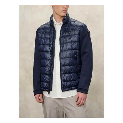 Blauer per uomo. 26SBLUC02207 Giacca blu Hebron Scuba (L), Casual, Polister riciclato, Sostenibile Blauer per uomo. 26SBLUC02207 Giacca blu Hebron Scuba (L), Casual, Polister riciclato, Sostenibile