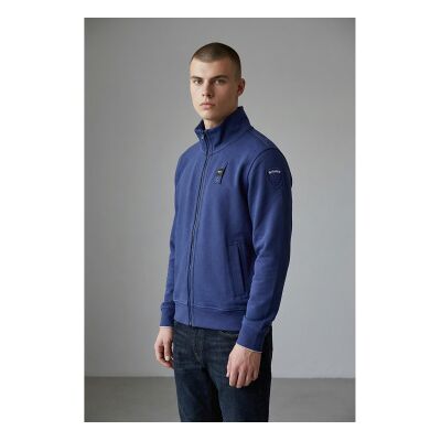 Blauer per uomo. 26SBLUF01239 Felpa blu City New (M), Casual, Cotone Blauer per uomo. 26SBLUF01239 Felpa blu City New (M), Casual, Cotone