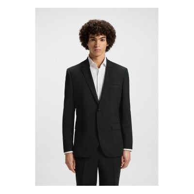 HUGO per uomo. 50540157 Giacca nera Arti (52), Nero, Casual, Da sera, Sintetico, Classico HUGO per uomo. 50540157 Giacca nera Arti (52), Nero, Casual, Da sera, Sintetico, Classico