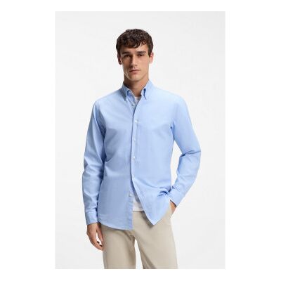 Boss per uomo. 50519707 Camicia blu Rickert (XXL), Casual, Cotone, Classico, Manica lunga Boss per uomo. 50519707 Camicia blu Rickert (XXL), Casual, Cotone, Classico, Manica lunga