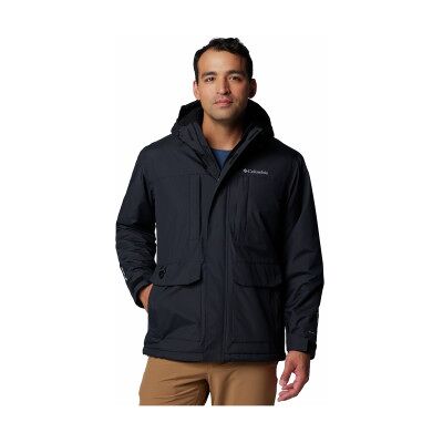 Columbia per uomo. 2089181010 Giacca foderata in sherpa Landroamer nera (XL), Nero, Casual, Nylon, Manica lunga Columbia per uomo. 2089181010 Giacca foderata in sherpa Landroamer nera (XL), Nero, Casual, Nylon, Manica lunga