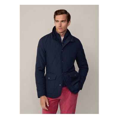 Hackett London per uomo. HM403225 Giacca da paddock blu scuro (XL), Casual, Poliestere, Manica lunga, Navy Hackett London per uomo. HM403225 Giacca da paddock blu scuro (XL), Casual, Poliestere, Manica lunga, Navy