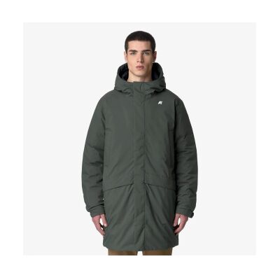 K-way per uomo. K8133FW Giacca Jarno Twill Marmotta Verde (S), Casual, Poliuretano K-way per uomo. K8133FW Giacca Jarno Twill Marmotta Verde (S), Casual, Poliuretano