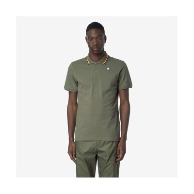 K-way per uomo. K1125DW Polo verde Jud (L), Casual, Cotone, Manica corta K-way per uomo. K1125DW Polo verde Jud (L), Casual, Cotone, Manica corta