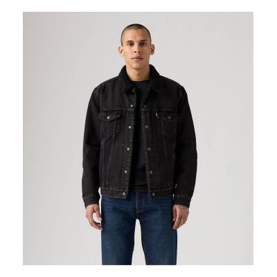 Levi's per uomo. 16365-0291 Tipo Sherpa Trucker Jacket Dagli il nero (M), Casual, Cotone Levi's per uomo. 16365-0291 Tipo Sherpa Trucker Jacket Dagli il nero (M), Casual, Cotone