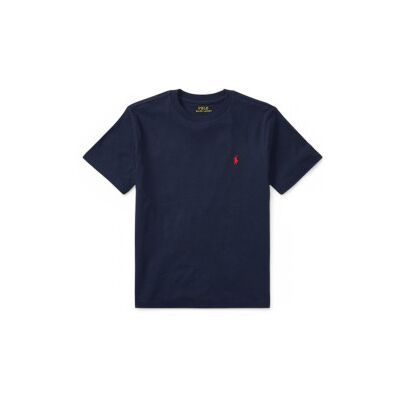 Polo Ralph Lauren per ragazzo. 323832904037 T-shirt con logo blu scuro ((S) 6/7años= 136/138cm), Casual, Cotone, Manica corta, Navy, moda pe Polo Ralph Lauren per ragazzo. 323832904037 T-shirt con logo blu scuro ((S) 6/7años= 136/138cm), Casual, Cotone, Manica corta, Navy, moda pe