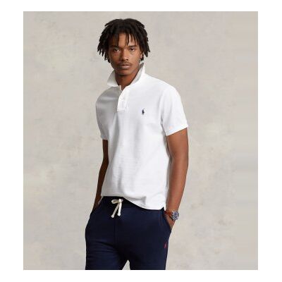 Polo Ralph Lauren per uomo. 710548797001 Polo bianca in piquet slim fit (XXL), Bianco, Casual, Cotone, Manica corta Polo Ralph Lauren per uomo. 710548797001 Polo bianca in piquet slim fit (XXL), Bianco, Casual, Cotone, Manica corta