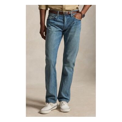 Polo Ralph Lauren per uomo. 710B21047001 Jeans Hampton Straight Fit blu (38/32), Casual, Cotone, Denim Polo Ralph Lauren per uomo. 710B21047001 Jeans Hampton Straight Fit blu (38/32), Casual, Cotone, Denim
