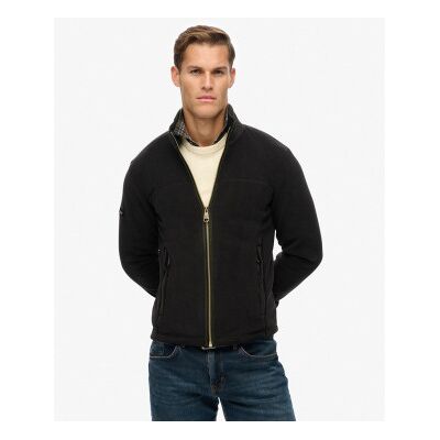 Superdry per uomo. M2014154A Giacca in pile con cerniera intera Estate, nera (XXL), Nero, Casual, Poliestere, Manica lunga Superdry per uomo. M2014154A Giacca in pile con cerniera intera Estate, nera (XXL), Nero, Casual, Poliestere, Manica lunga