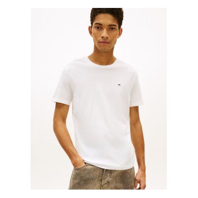 Tommy Jeans per uomo. DM0DM21579 Set di 3 magliette lavorate a maglia con logo bianco (M), Casual, Cotone, Manica corta Tommy Jeans per uomo. DM0DM21579 Set di 3 magliette lavorate a maglia con logo bianco (M), Casual, Cotone, Manica corta
